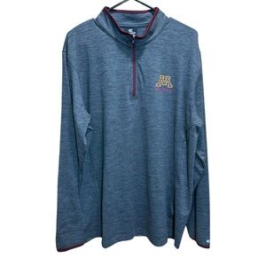 Colosseum Minnesota Golden Gophers Quarter Zip Pullover Size L